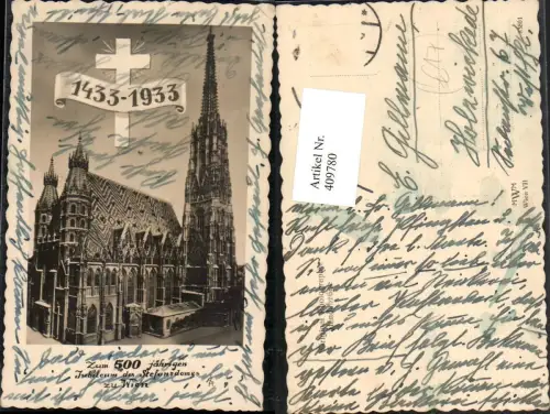 409780,Wien Innere Stadt 500-jähriges Jubiläum des Stefansdomes Stephansdom Kirche
