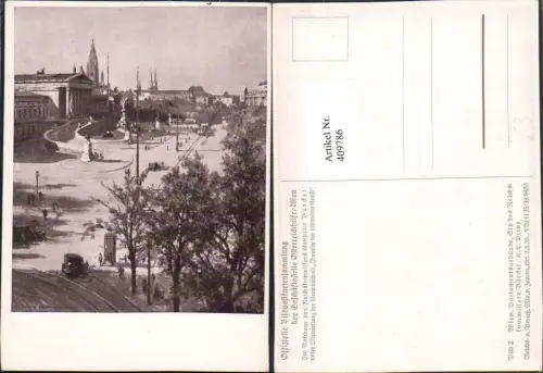 409786,Künstler AK K. L. Prinz Wien Innere Stadt Parlamentsgebäude