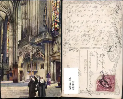 409807,Künstler AK Wien Innere Stadt Stephanskirche Leopoldialtar pub B.K.W.I. 209/2
