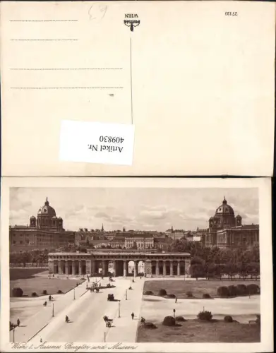 409830,Wien Innere Stadt Äußeres Burgtor u. Museen