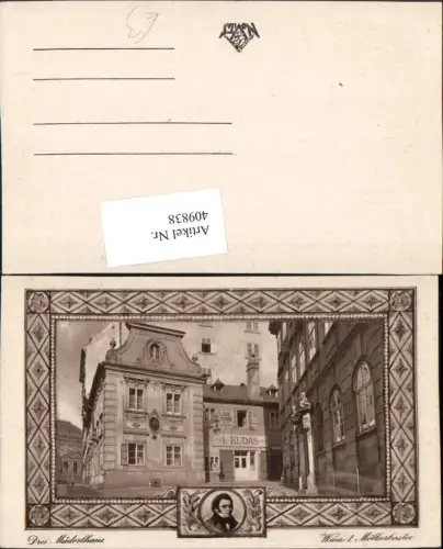 409838,Wien Innere Stadt Mölkerbastei Drei Mäderlhaus
