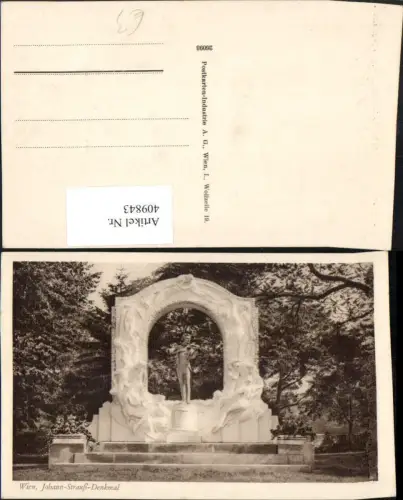 409843,Wien Innere Stadt Johann-Strauß-Denkmal Statue