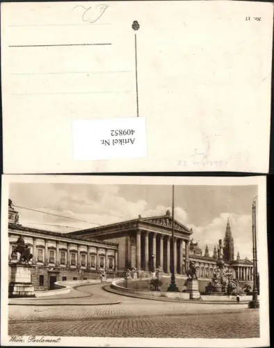 409852,Wien Innere Stadt Parlament Gebäude