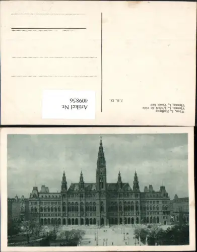 409856,Wien Innere Stadt Rathaus Gebäude