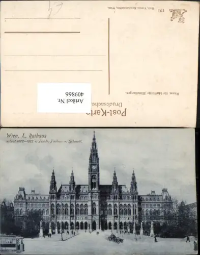 409866,Wien Innere Stadt Rathaus Gebäude