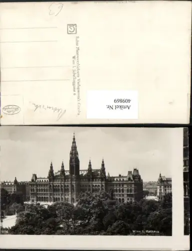 409869,Wien Innere Stadt Rathaus Gebäude