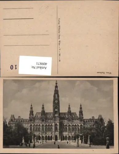 409871,Wien Innere Stadt Rathaus Gebäude