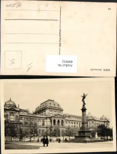 409932,Wien Innere Stadt Universität m. Liebenberg-Denkmal