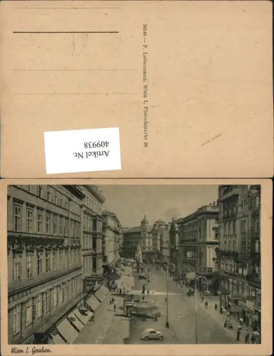 409938,Wien Innere Stadt Graben Straßenansicht Geschäfte