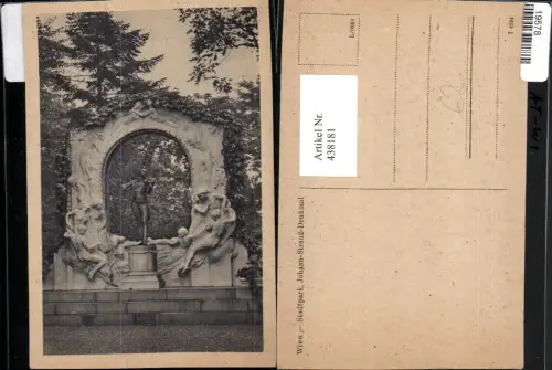 438181,Wien Innere Stadt Stadtpark Johann-Strauß-Denkmal Statue