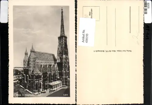 438193,Wien Innere Stadt Stephanskirche Dom
