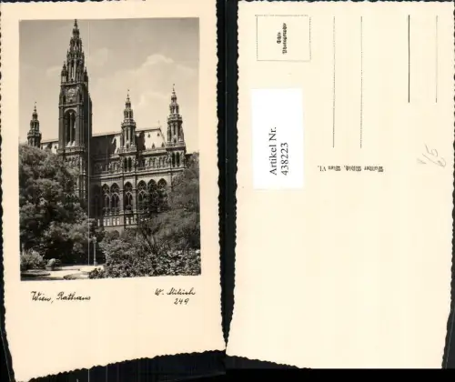438223,Wien Innere Stadt Rathaus pub W. Mihich 249
