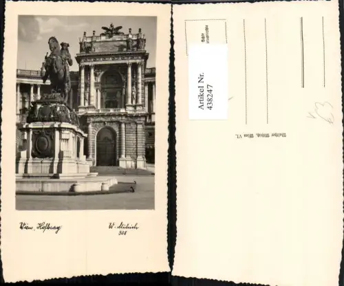 438247,Wien Innere Stadt Hofburg Denkmal pub W. Mihich 308