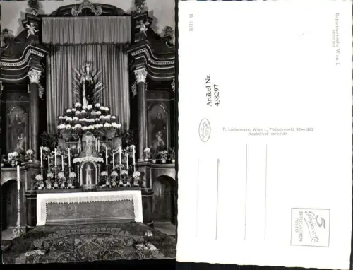 438297,Wien Innere Stadt Kapuzinerkirche Kirche Innenansicht Maialtar