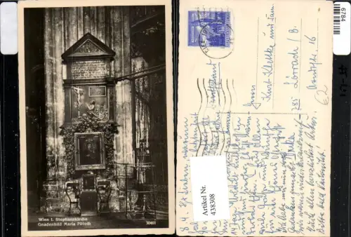438308,Wien Innere Stadt Stephanskirche Dom Gnadenbild Maria Pötsch