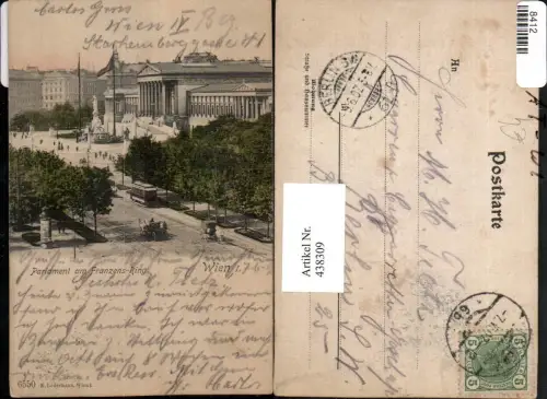 438309,Wien Innere Stadt Parlament am Franzens-Ring
