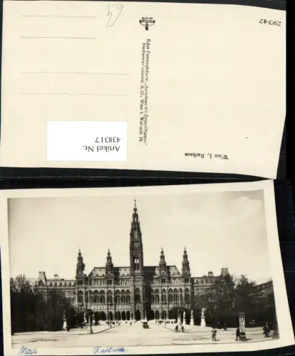 438317,Wien Innere Stadt Rathaus Gebäude