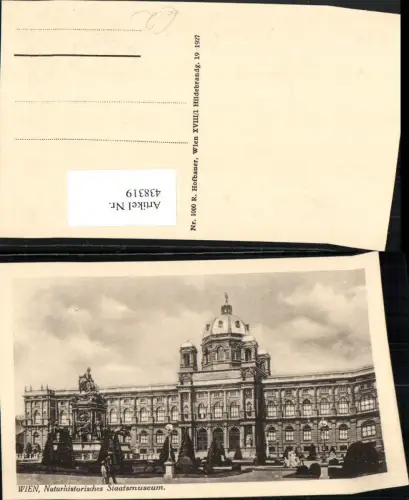 438319,Wien Innere Stadt Naturhistorisches Museum Denkmal