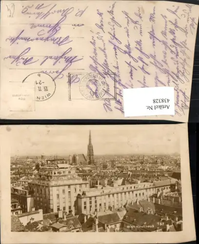 438328,Wien Innere Stadt Teilansicht Hochhaus m. Stephansdom