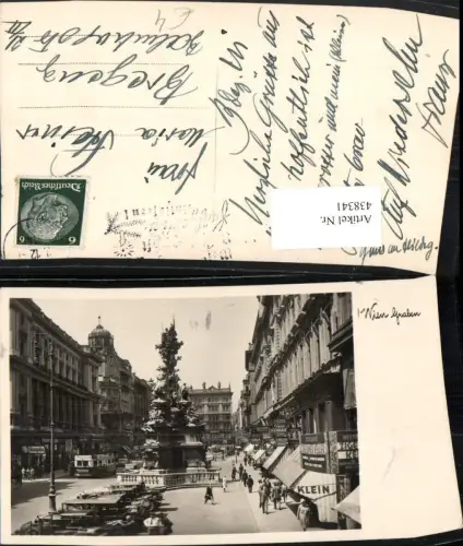 438341,Wien Innere Stadt Graben Straßenansicht Pestsäule Geschäfte