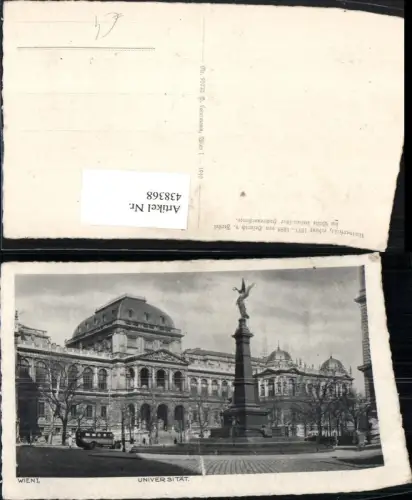 438368,Wien Innere Stadt Universität m. Liebenberg-Denkmal