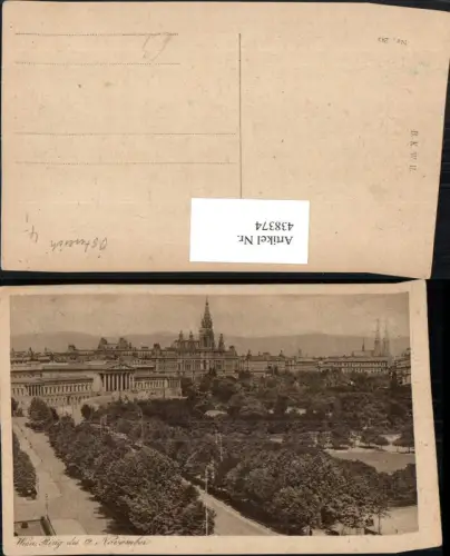 438374,Wien Innere Stadt Teilansicht Ring Parlament