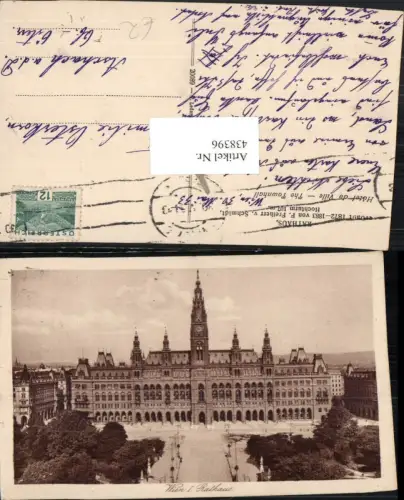 438396,Wien Innere Stadt Rathaus Gebäude