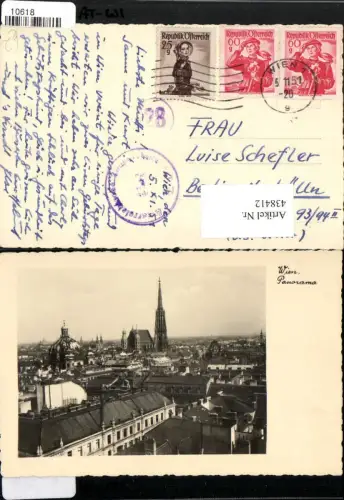 438412,Wien Innere Stadt Teilansicht Panorama m. Stephansdom