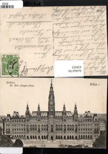 438433,Wien Innere Stadt Rathaus Gebäude