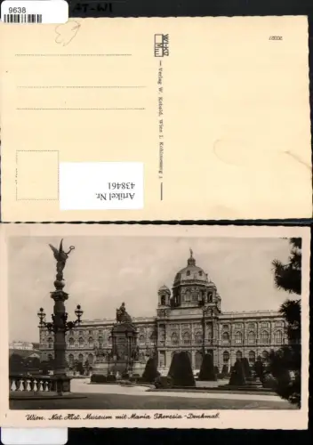 438461,Wien Innere Stadt Naturhistorisches Museum m. Maria-Theresia-Denkmal