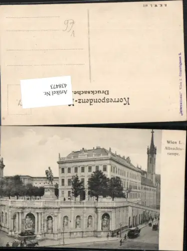 438473,Wien Innere Stadt Albrechtsrampe Brunnen pub B.K.W.I. 417