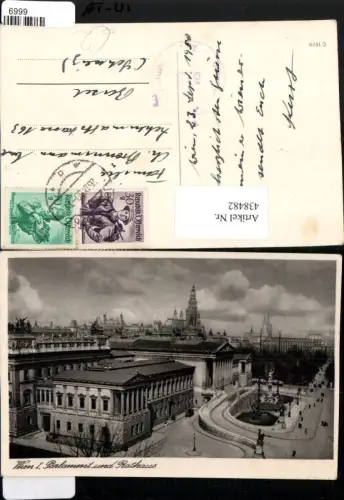 438482,Wien Innere Stadt Parlament u. Rathaus