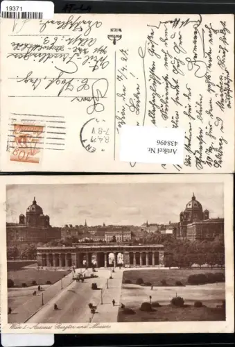 438496,Wien Innere Stadt Äußeres Burgtor m. Museen