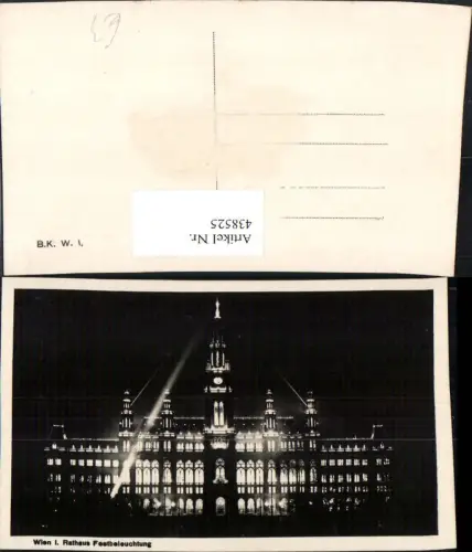 438525,Wien Innere Stadt Rathaus Festbeleuchtung