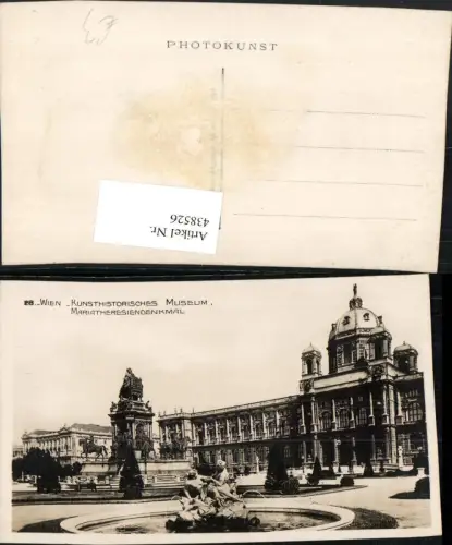 438526,Wien Innere Stadt Kunsthistorisches Museum Maria-Theresien-Denkmal