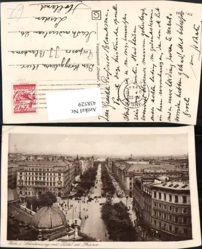 438529,Wien Innere Stadt Schottenring Straße m. Hotel de France