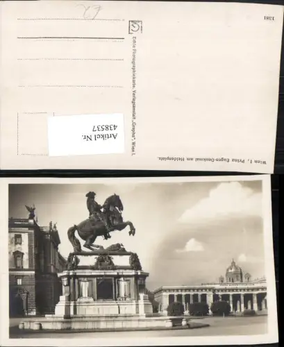 438537,Wien Innere Stadt Prinz Eugen-Denkmal am Heldenplatz