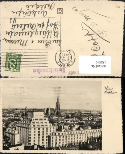 438549,Wien Innere Stadt Teilansicht Hochhaus Stephansdom