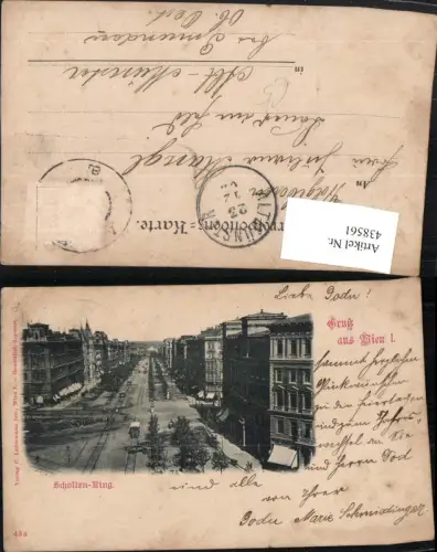 438561,Wien Innere Stadt Schottenring Straßenansicht