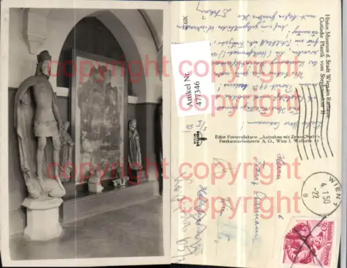 477346,Wien Innere Stadt Rathaus Historisches Museum Gotische Plastik