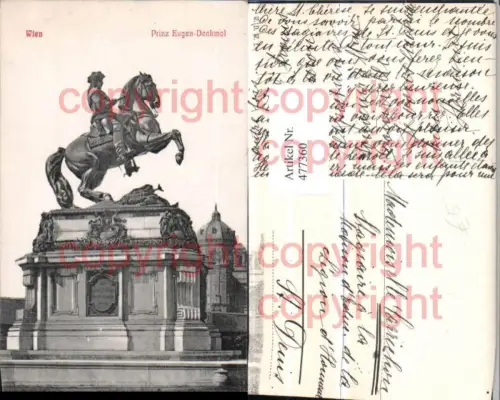 477360,Wien Innere Stadt Prinz Eugen-Denkmal Statue