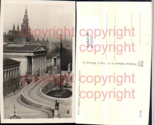 477372,Wien Innere Stadt Parlament m. Rathaus u. Votivkirche
