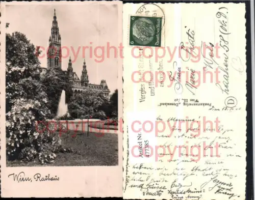 477385,Wien Innere Stadt Rathaus Brunnen
