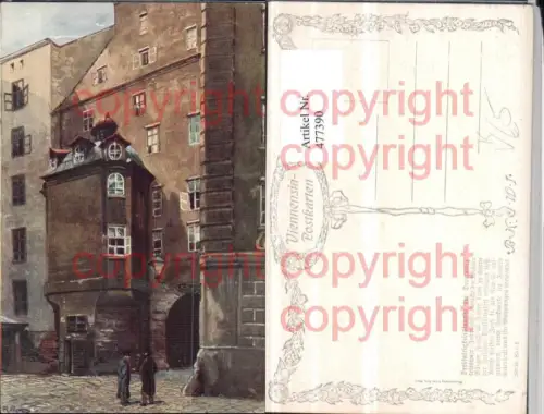 477390,Künstler AK R. Preuss Wien Innere Stadt Dreifaltigkeitskapelle pub B.K.W.I. 853/1