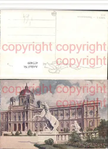 477409,Künstler AK Wien Innere Stadt Staatsmuseum pub Kilophot 20033