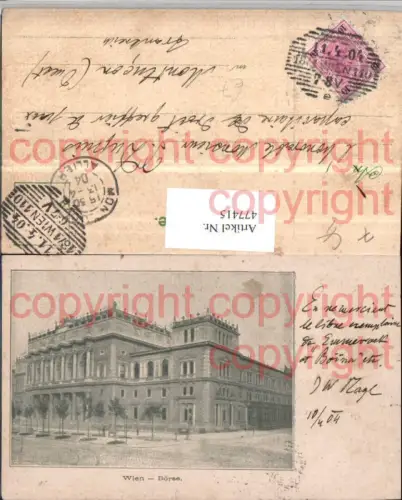 477415,Wien Innere Stadt Börse Gebäude