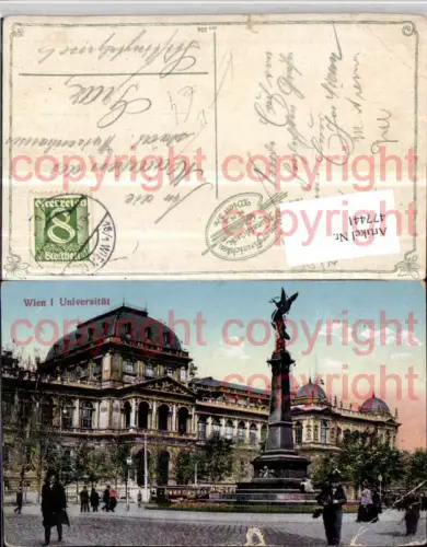 477441,Wien Innere Stadt Universität u. Liebenberg-Denkmal