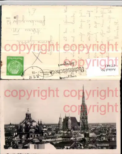 477443,Wien Innere Stadt Teilansicht Panorama Stephansdom