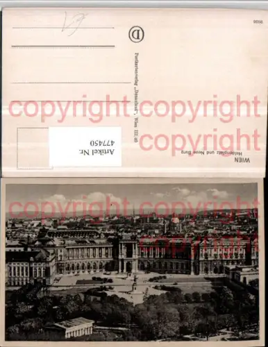 477450,Wien Innere Stadt Teilansicht Heldenplatz u. Neue Burg