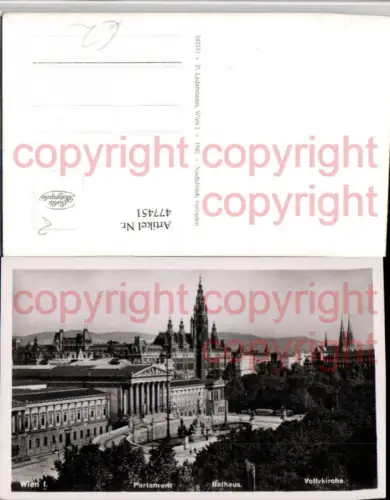 477451,Wien Innere Stadt Parlament Rathaus u. Votivkirche